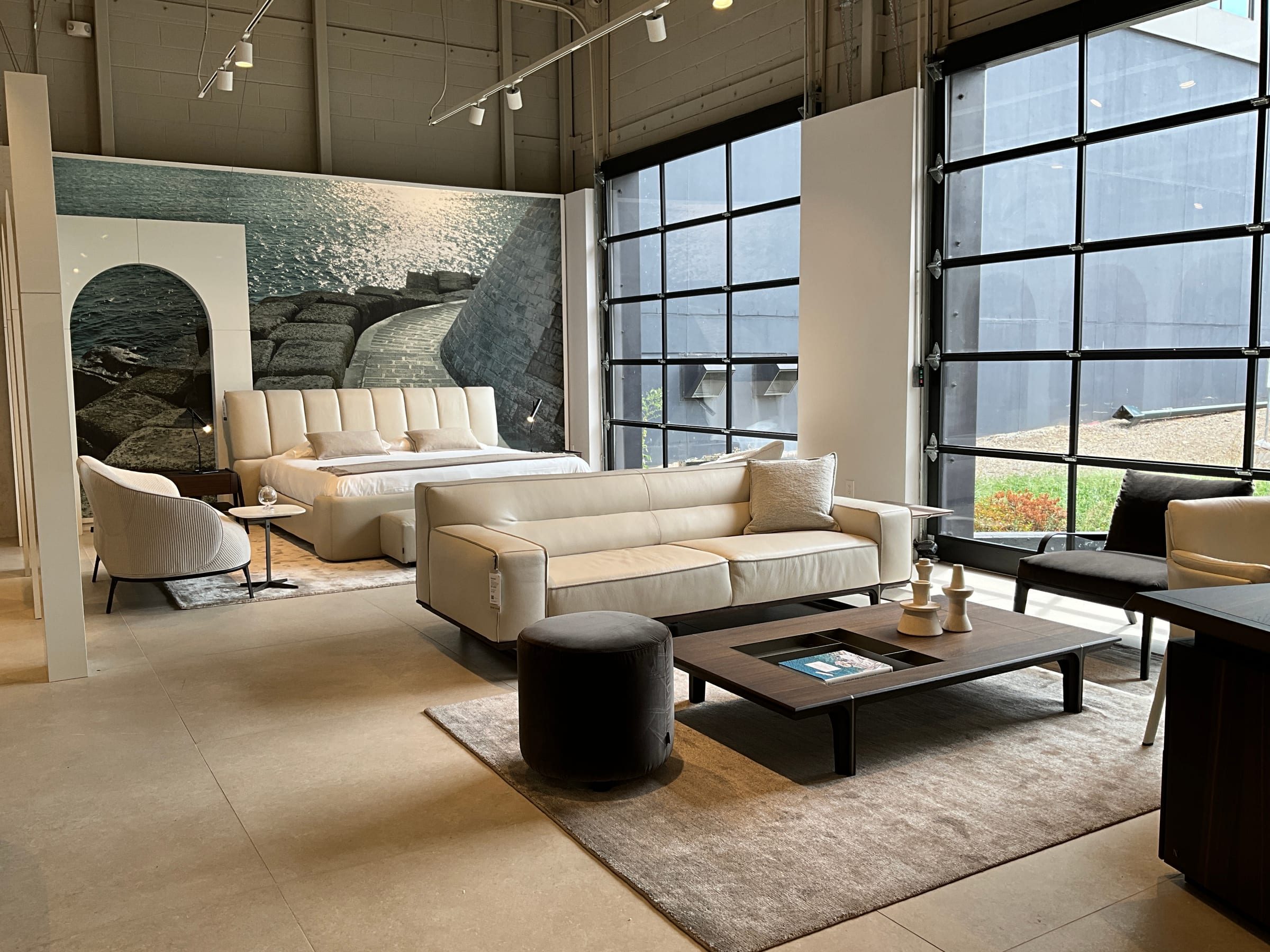 Showroom presentation staged for wholesale buyers.